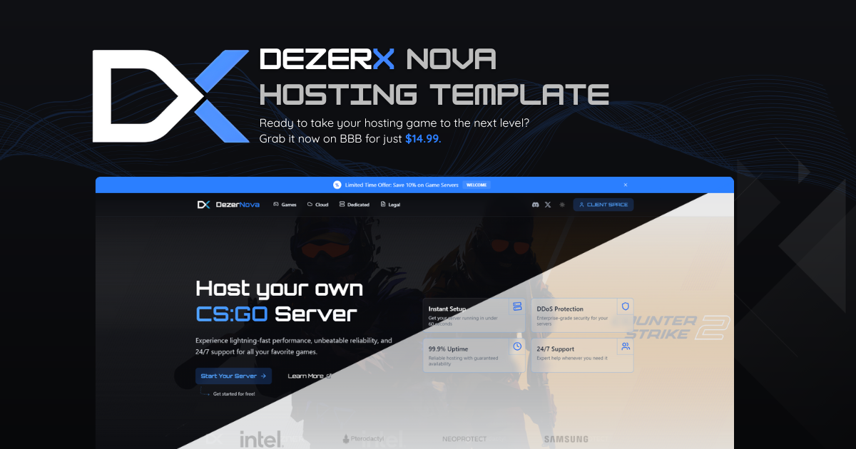 NextyHost - Game Hosting, VPS & Dedicated Servers